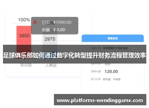 足球俱乐部如何通过数字化转型提升财务流程管理效率